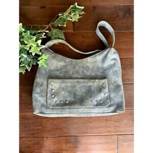 Marco Puggiano leather studded shoulder bag